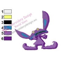 Ickis Real Monsters Embroidery Design 04